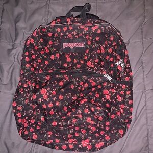 Jansport Red Floral Women's Backpack